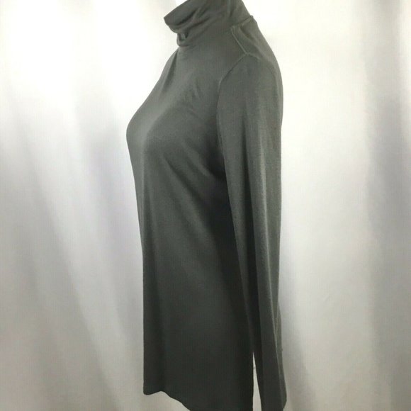 Athleta Threadlight Turtleneck Tunic Women's Size XS Lightweight Knit Olive - Picture 4 of 9